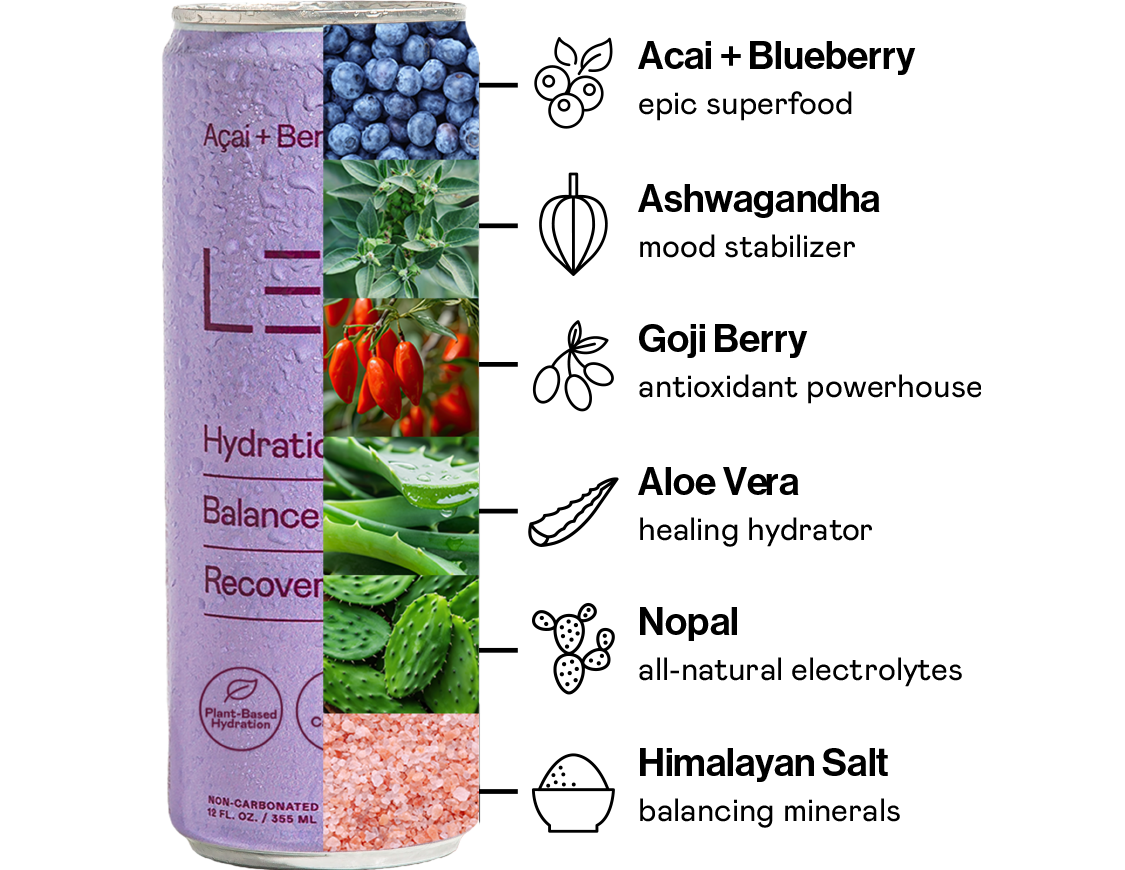 Plant-based, functional ingredients you can feel.