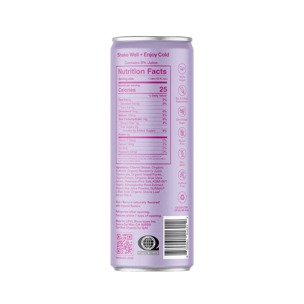 Acai + Berry Drink LEVL Acai + Berry Drink LEVL